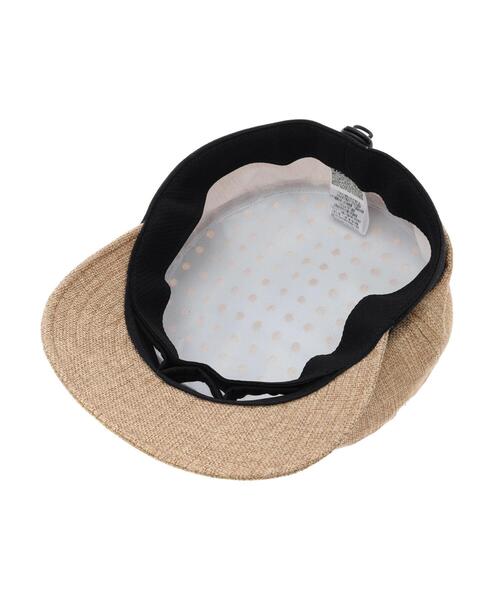 Green　Parks（グリーンパークス）の「・コカゲル ナチュライクマリンキャスケット＊（キャップ・レディース・ブラック/ベージュ・FREE）」の7枚目の写真