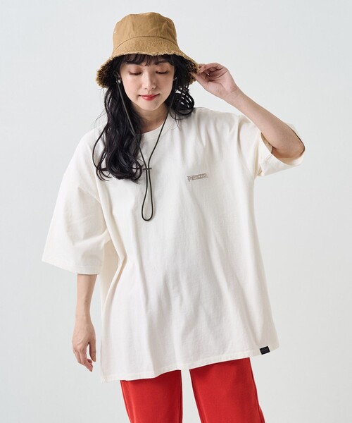 FREAK'S STORE（フリークスストア）の「PENDLETON/ペンドルトン BACK PRINT Tシャツ / バックプリント半袖Tシャツ（Tシャツ/カットソー・レディース・オフホワイト/グリーン/ブラック・ﾌﾘ-）」の14枚目の写真