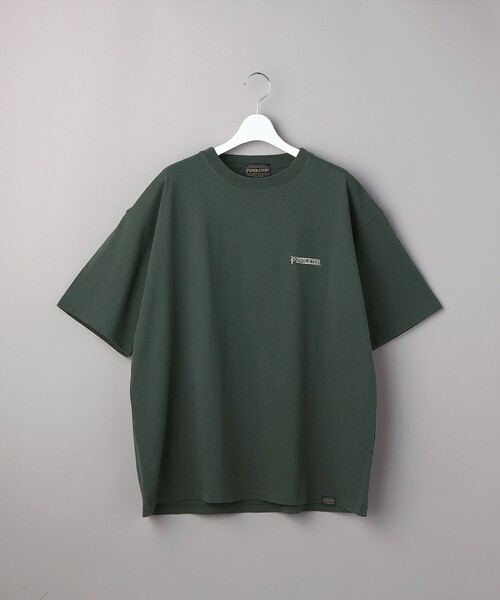 FREAK'S STORE（フリークスストア）の「PENDLETON/ペンドルトン BACK PRINT Tシャツ / バックプリント半袖Tシャツ（Tシャツ/カットソー・レディース・オフホワイト/グリーン/ブラック・ﾌﾘ-）」の22枚目の写真