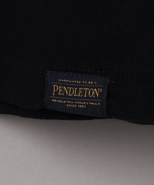 FREAK'S STORE（フリークスストア）の「PENDLETON/ペンドルトン BACK PRINT Tシャツ / バックプリント半袖Tシャツ（Tシャツ/カットソー・レディース・オフホワイト/グリーン/ブラック・ﾌﾘ-）」の18枚目の写真