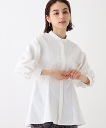OPAQUE.CLIP | 【C】シャーリングペプラムブラウス(シャツ/ブラウス)