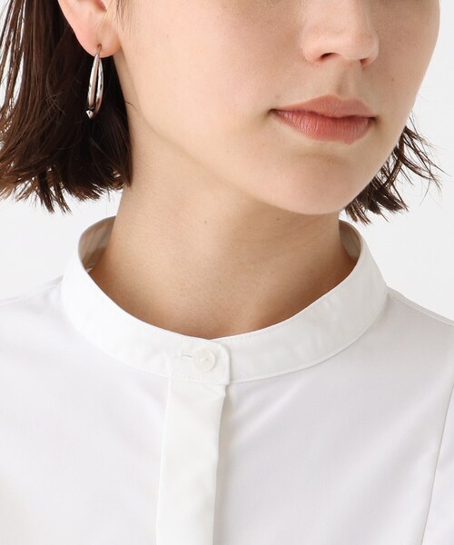 OPAQUE.CLIP(オペークドットクリップ)の「◆【C】シャーリングペプラムブラウス(シャツ/ブラウス・レディース・ブラック/ホワイト系/ライトブルー/ベージュ・34/38/42/36)」の18枚目の写真