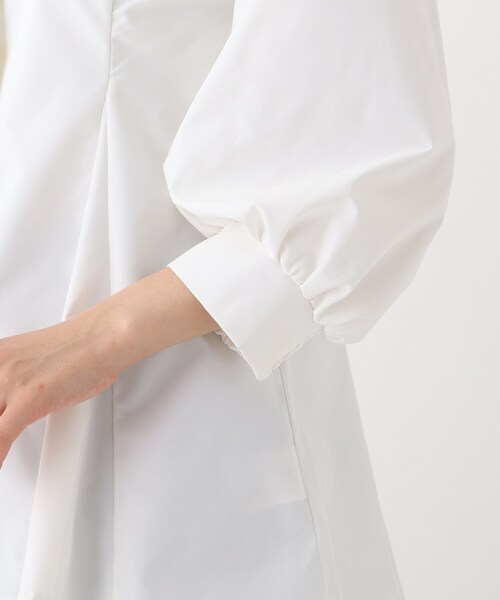 OPAQUE.CLIP(オペークドットクリップ)の「◆【C】シャーリングペプラムブラウス(シャツ/ブラウス・レディース・ブラック/ホワイト系/ライトブルー/ベージュ・34/38/42/36)」の21枚目の写真