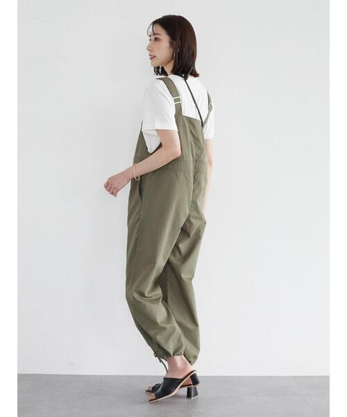 Green Parks(グリーンパークス)の「二段カレッジロゴTシャツ(Tシャツ/カットソー・レディース・オフホワイト/チャコールグレー/サックスブルー・FREE)」の7枚目の写真