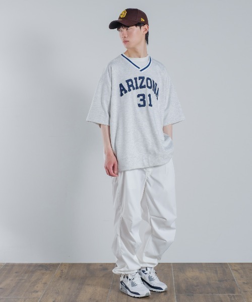 improves(インプローブス)の「スウェット ロゴワッペン オーバーサイズ Vネック Tシャツ(Tシャツ/カットソー・メンズ・アッシュ/グリーン/ダークブルー・MEDIUM/LARGE)」の18枚目の写真