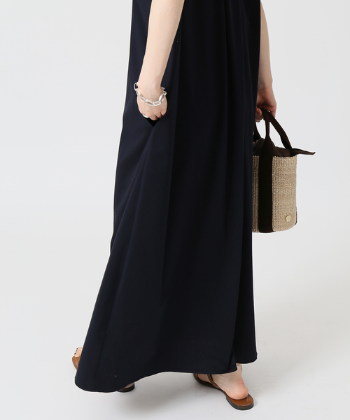 IENA フレンチスリーブシャツワンピース 36 ネイビー レディース春夏 IENA フレンチスリーブシャツワンピース 36 ネイビー レディース
