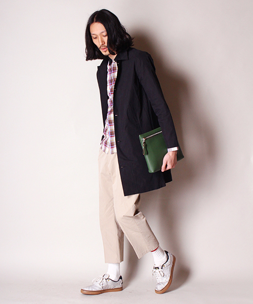 Lui's（ルイス）の「Lui's(ルイス) ポプリンクロップドパンツ（その他パンツ・メンズ・ベージュ/ブラック・MEDIUM/SMALL）」の14枚目の写真