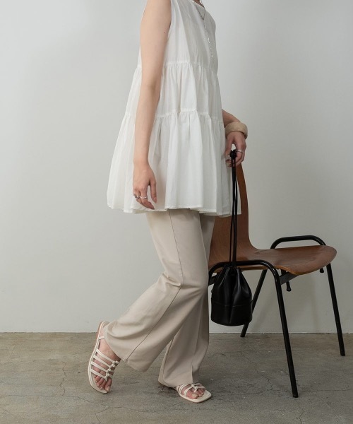 Amiur（エミレ）の「no sleeve tiered blouse（シャツ/ブラウス・レディース・ホワイト/ブラック/ラベンダー・FREE）」の16枚目の写真