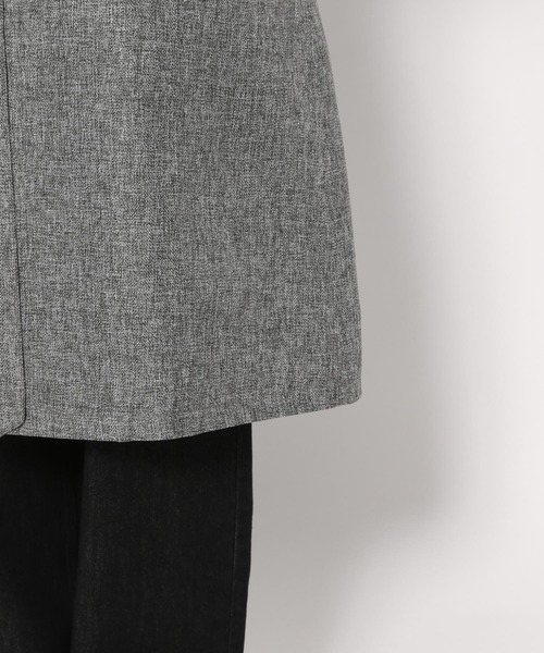 PAGEBOY（ページボーイ）の「ツイードロングジレ（その他アウター・レディース・ブラック/ブラウン・FREE）」の5枚目の写真