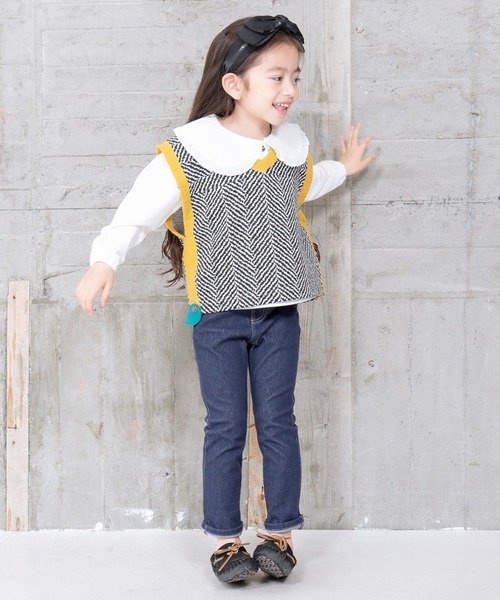 RAGMART（ラグマート）の「サイドオープンベスト（ベスト・キッズ・ブラック/グリーン/ピンク/キャメル・90cm/80ｃｍ/95cm）」の5枚目の写真