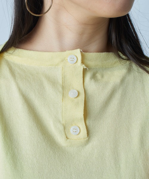 MAISON BREEZE（メゾンブリーズ）の「【MAISON BREEZE】ノースリーブ×カーディガン2Pセット アンサンブル オフィスカジュアル KNF（カーディガン/ボレロ・レディース・イエロー/グリーン/ブラック/グレー/ホワイト・FREE）」の13枚目の写真