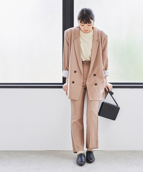 menue（メヌエ）の「ポインテッドトゥソフトレースアップシューズ（ドレスシューズ・レディース・ブラック/ベージュ/ライトブルー/アイボリー・L/S/3L/XS/LL/M）」の6枚目の写真