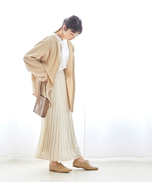 menue（メヌエ）の「ポインテッドトゥソフトレースアップシューズ（ドレスシューズ・レディース・ブラック/ベージュ/ライトブルー/アイボリー・L/S/3L/XS/LL/M）」の21枚目の写真