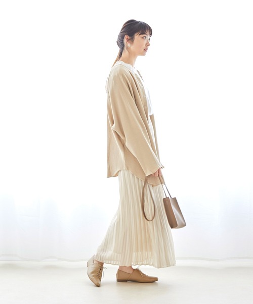 menue（メヌエ）の「ポインテッドトゥソフトレースアップシューズ（ドレスシューズ・レディース・ブラック/ベージュ/ライトブルー/アイボリー・L/S/3L/XS/LL/M）」の14枚目の写真