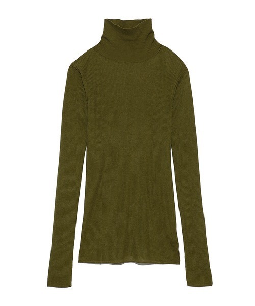 Escalera ハイネックリブニットプルオーバー She's Closet（シーズクローゼット）の「プチハイネックタイト