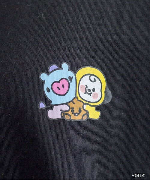 PUAL CE CIN(ピュアルセシン)の「【BT21】BABYプリントTシャツ(Tシャツ/カットソー・レディース・ブラック/サックスブルー/ホワイト・FREE)」の15枚目の写真