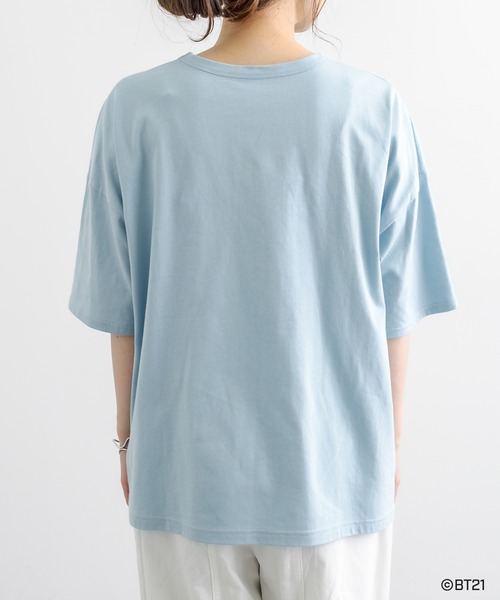 PUAL CE CIN(ピュアルセシン)の「【BT21】BABYプリントTシャツ(Tシャツ/カットソー・レディース・ブラック/サックスブルー/ホワイト・FREE)」の16枚目の写真