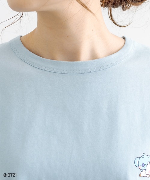 PUAL CE CIN(ピュアルセシン)の「【BT21】BABYプリントTシャツ(Tシャツ/カットソー・レディース・ブラック/サックスブルー/ホワイト・FREE)」の8枚目の写真