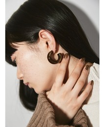 TODAYFUL（トゥデイフル）の「マーブルグローブピアス（ピアス