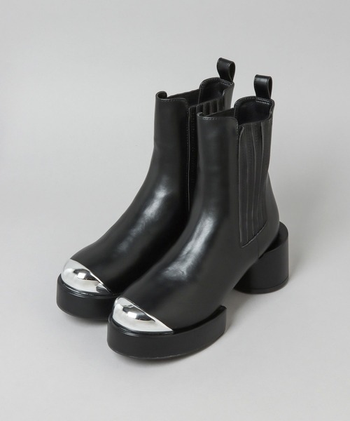 HARE（ハレ）の「メタルトゥサイドゴアブーツ(HARE)（ブーツ・レディース・ブラック・MEDIUM/LARGE）」の15枚目の写真