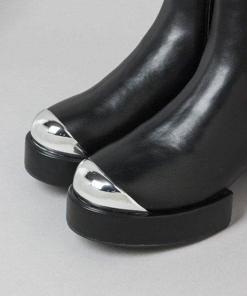 HARE（ハレ）の「メタルトゥサイドゴアブーツ(HARE)（ブーツ・レディース・ブラック・MEDIUM/LARGE）」の14枚目の写真