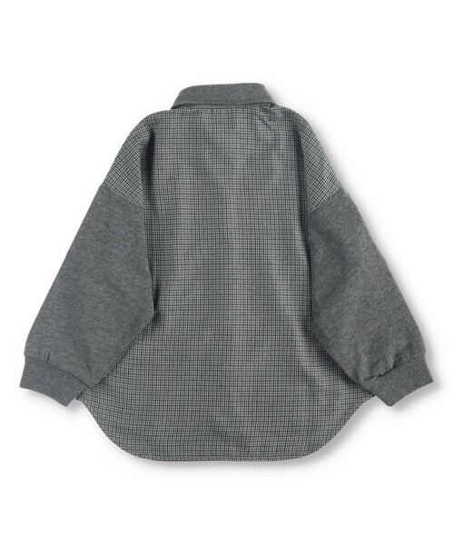 BRANSHES（ブランシェス）の「【ペア】ガンクラブチェック長袖シャツ（シャツ/ブラウス・キッズ・グレー/ブラウン・110/140/120/100/130/150/90）」の13枚目の写真