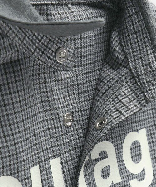 BRANSHES（ブランシェス）の「【ペア】ガンクラブチェック長袖シャツ（シャツ/ブラウス・キッズ・グレー/ブラウン・110/140/120/100/130/150/90）」の15枚目の写真