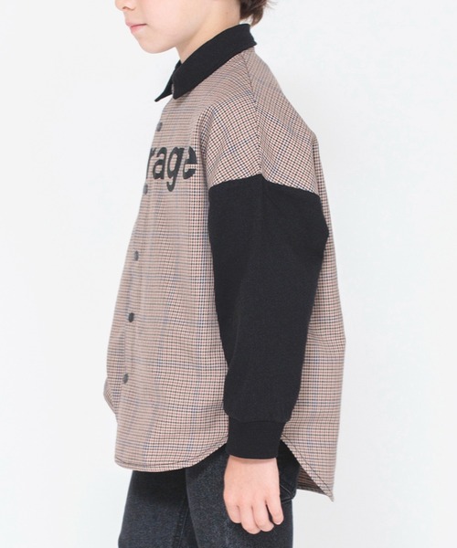 BRANSHES（ブランシェス）の「【ペア】ガンクラブチェック長袖シャツ（シャツ/ブラウス・キッズ・グレー/ブラウン・110/140/120/100/130/150/90）」の11枚目の写真