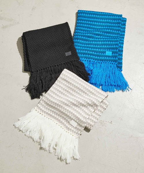 【未使用品】MUFFLER, WOOL-KNIT NAVY 07231922_5b55ac8191fb8_4824fa0