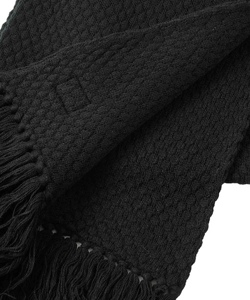 X-girl（エックスガール）の「KNIT MUFFLER（マフラー・レディース・ブルー/ブラック/ホワイト・ONE SIZE）」の10枚目の写真