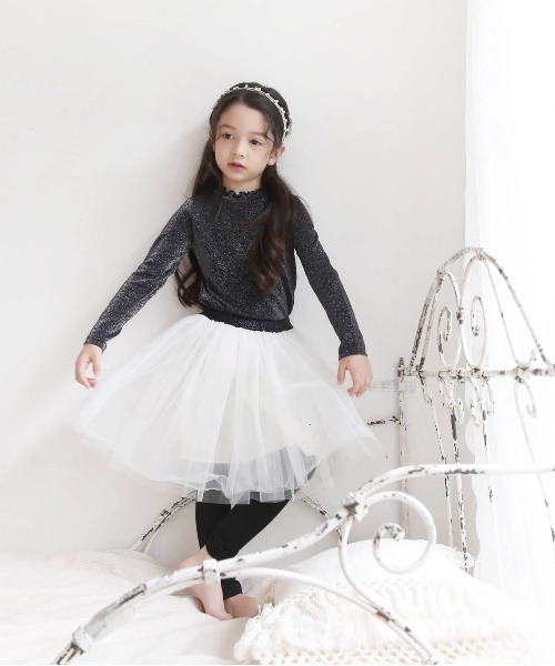 Rora（ローラ）の「ルイーズ スカートパンツ（スカート・キッズ・ホワイト・120/140/110/130/150）」の10枚目の写真