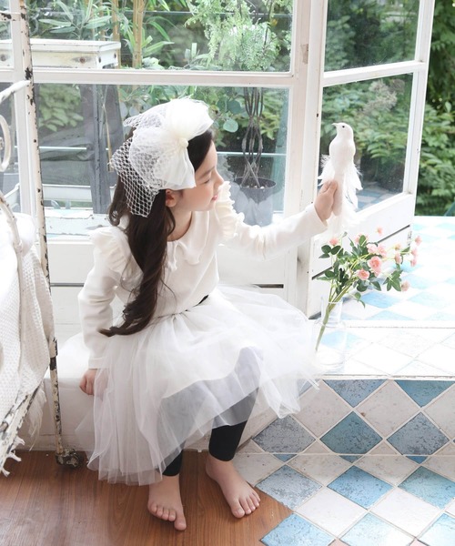 Rora（ローラ）の「ルイーズ スカートパンツ（スカート・キッズ・ホワイト・120/140/110/130/150）」の6枚目の写真