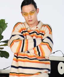 ポロシャツ 【SON OF THE CHEESE/サノバチーズ】Border Polo Shirt