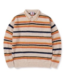 ポロシャツ 【SON OF THE CHEESE/サノバチーズ】Border Polo Shirt