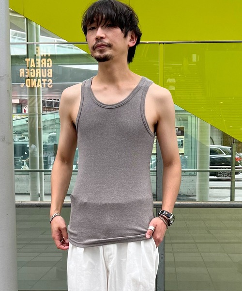 Johnbull（ジョンブル）の「タンクトップ（タンクトップ・メンズ・ヘザーグレー/チャコールグレー/ブラック・MEDIUM/LARGE）」の5枚目の写真