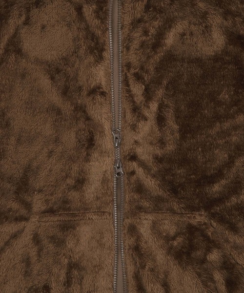 The DUFFER of ST.GEORGE（ザダファーオブセントジョージ）の「【WEB限定アイテム】SHAGGY BOA PARKA：シャギーボア フルジップ パーカー（パーカー・メンズ・ブラック/ブラウン・SMALL/MEDIUM/LARGE/X-LARGE）」の16枚目の写真