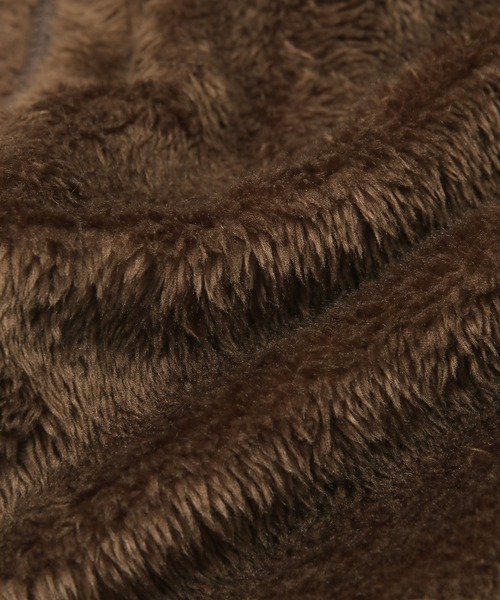 The DUFFER of ST.GEORGE（ザダファーオブセントジョージ）の「【WEB限定アイテム】SHAGGY BOA PARKA：シャギーボア フルジップ パーカー（パーカー・メンズ・ブラック/ブラウン・SMALL/MEDIUM/LARGE/X-LARGE）」の17枚目の写真