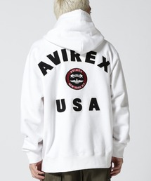 AVIREX | VARSITY LOGO SWEAT PARKA / バーシティ ロゴ スウェット パーカー / AVIREX / アヴィレックス(パーカー)