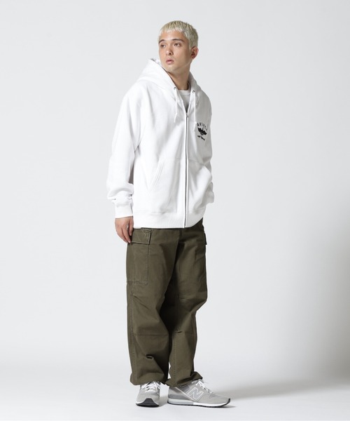 AVIREX（アヴィレックス）の「VARSITY LOGO SWEAT PARKA / バーシティ ロゴ スウェット パーカー / AVIREX / アヴィレックス（パーカー・メンズ・ブラック/ホワイト/グリーン/オレンジ/その他17・L/2XL/M/XL）」の17枚目の写真