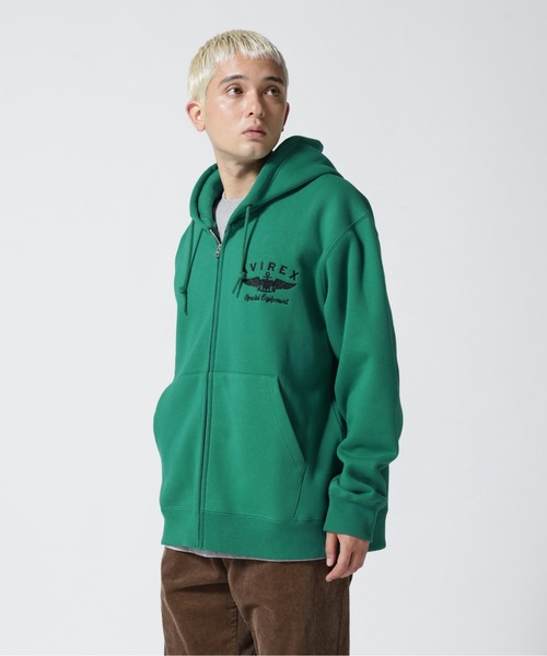 VARSITY LOGO SWEAT PARKA／バーシティロゴ スウェットパーカー AVIREX（アヴィレックス）の「VARSITY LOGO SWEAT PARKA / バー