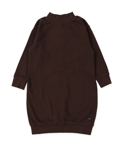 FITH（フィス）の「エアリー裏毛 バックリボン 長袖 ひざ丈 ワンピース（ワンピース・キッズ・グレー/グリーン/ブラック/ホワイト・80/90/100/110/120）」の10枚目の写真