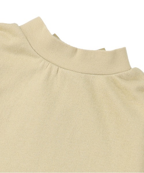 FITH（フィス）の「エアリー裏毛 バックリボン 長袖 ひざ丈 ワンピース（ワンピース・キッズ・グレー/グリーン/ブラック/ホワイト・80/90/100/110/120）」の14枚目の写真