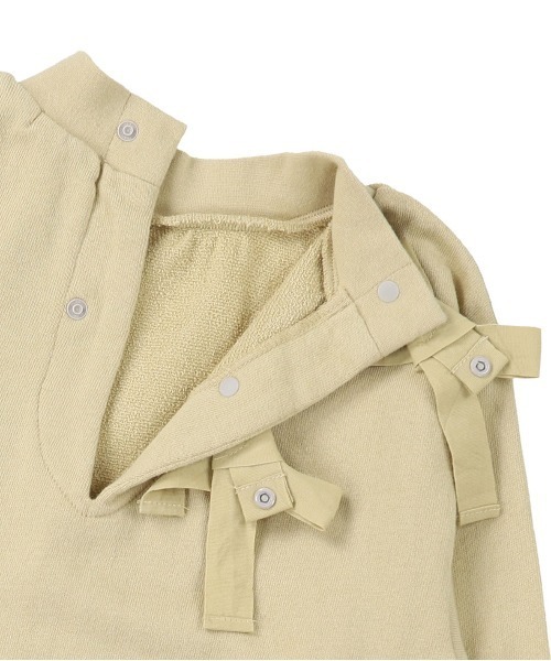 FITH（フィス）の「エアリー裏毛 バックリボン 長袖 ひざ丈 ワンピース（ワンピース・キッズ・グレー/グリーン/ブラック/ホワイト・80/90/100/110/120）」の19枚目の写真