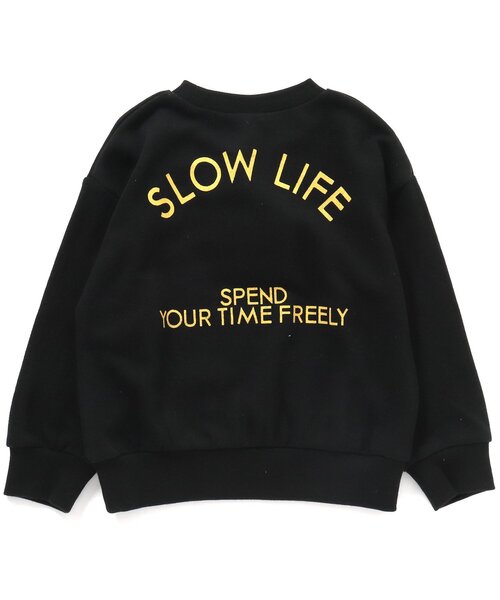 BREEZE by saori（ブリーズバイサオリ）の「WEB限定 ロゴプリントトレーナー【BREEZE by saori】（スウェット・キッズ・ブラック/パープル/オフホワイト・150/100/90/140/110/160/120/130）」の21枚目の写真