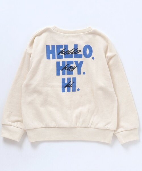 BREEZE by saori（ブリーズバイサオリ）の「WEB限定 ロゴプリントトレーナー【BREEZE by saori】（スウェット・キッズ・ブラック/パープル/オフホワイト・150/100/90/140/110/160/120/130）」の22枚目の写真