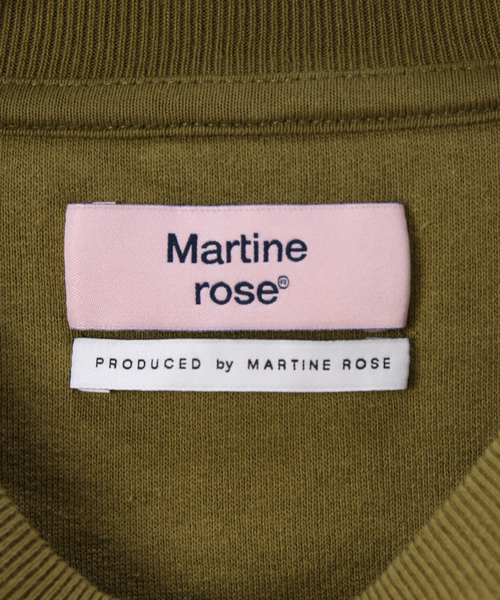 MARTINE ROSE（マーティンローズ）の「【MARTINEROSE / マーティンローズ】CLASSIC CREW（スウェット・メンズ・カーキ・SMALL/MEDIUM）」の2枚目の写真