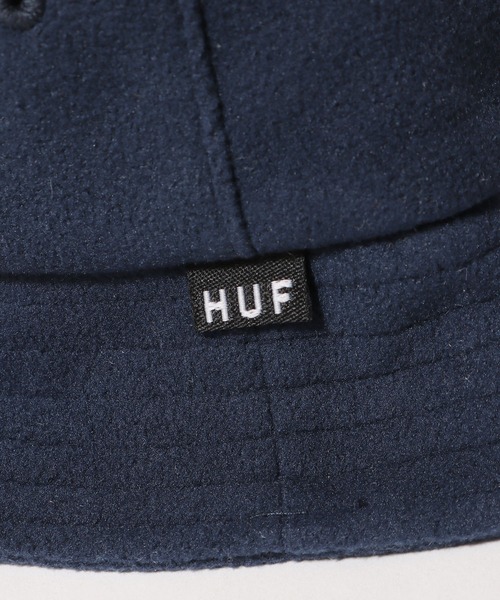HUF（ハフ）の「HUF/ハフ CROWN POLAR FLEECE BUCKET HAT バケットハット（ハット・メンズ・グレー/ネイビー・S/M/L/XL）」の15枚目の写真