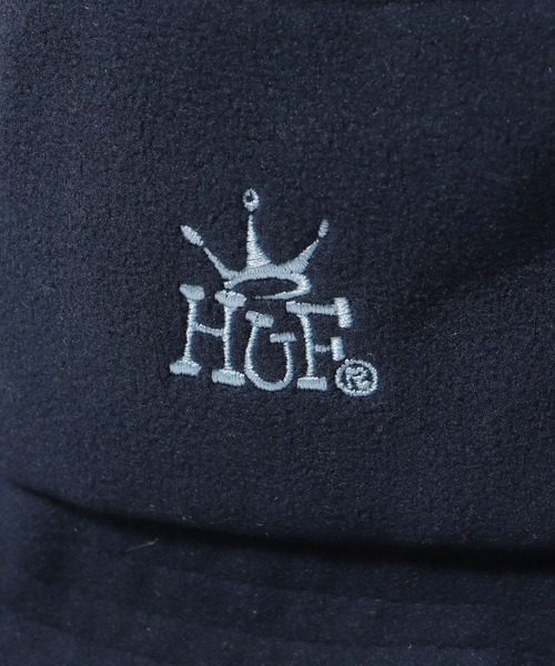 HUF（ハフ）の「HUF/ハフ CROWN POLAR FLEECE BUCKET HAT バケットハット（ハット・メンズ・グレー/ネイビー・S/M/L/XL）」の12枚目の写真
