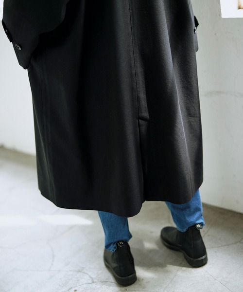 Sunny clouds（サニークラウズ）の「ＳＵＮＮＹ　ＣＬＯＵＤＳ　ｆｅａｔ．　Ｓｈｕｔｔｌｅ　Ｎｏｔｅｓ　　品のあるステンカラーコート〈レディース〉（ステンカラーコート・レディース・ブラック・NM/MEDIUM/XX-LARGE/LARGE/X-LARGE）」の6枚目の写真