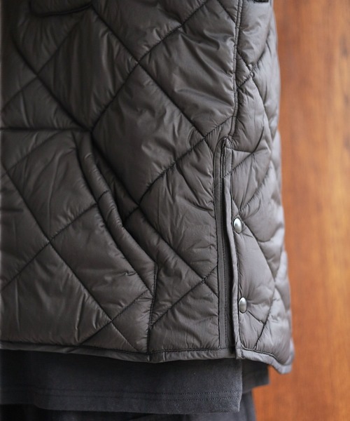 RAGEBLUE（レイジブルー）の「キルティングワッペンベスト（ダウンベスト・メンズ・ブラック/グリーン・LARGE/MEDIUM）」の18枚目の写真